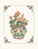 Geraniums Poster by Ann McEachron