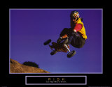 Risk: Mountain Boarder - Art Print Risk: Mountain Boarder - Art Print
