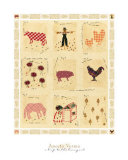 Trip to the Barnyard Print by Aneeta Verma