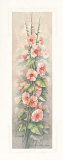 Hollyhocks I Print by Peggy Thatch Sibley