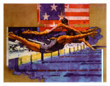 Olympic Swimmers Prints by Michael C. Dudash