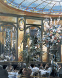Restaurant View Print by Rosemary Lowndes