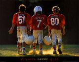 Winners Never Quit - Football Poster