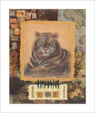 Tigre de safari Affiches par Ann Walker