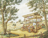 Wade's Vegetable Stand Prints by Kay Lamb Shannon