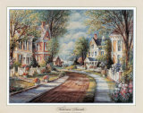 Victorian Seaside Print by George Bjorkland