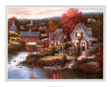 Cozy Country Night Posters by T. C. Chiu Cozy Country Night Posters by T. C. Chiu