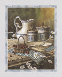Tarte aux cerises faite maison Affiche par T. C. Chiu