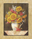 Country Sunflowers Posters by T. C. Chiu