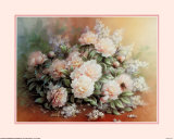 Peonies Bouquet Prints by T. C. Chiu