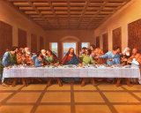 Ostatnia wieczerza Plakat autor Tobey