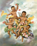 Black Cherubs Plakater af Lopez Black Cherubs Plakater af Lopez