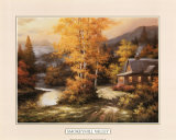 Smokeyhill Valley Print by T. C. Chiu