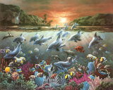 Water Scene Posters by T. C. Chiu