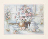 Teapots and Flowers Prints by George Bjorkland