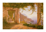 Amalfi dai Cappuccini Posters par Carl Frederic Aagaard