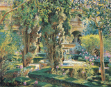 A Courtyard In Grenada Poster von Wilfred DeGlehn