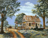 Joe's Garage Poster by Kay Lamb Shannon