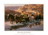 Crossing the Stream Lámina por John Leone Crossing the Stream Lámina por John Leone