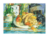 Large Plate of Fruit Láminas por Shirley Trevena