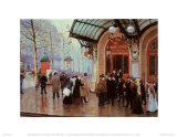 Devant le théâtre Posters par Jean Béraud