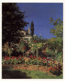 Jardin En Fleurs Affiches par Claude Monet