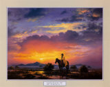 Landschaft im Westen Poster von Jack Sorenson