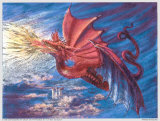 dragón rojo, El Arte por Mastrangelo