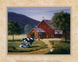 Grange aux pommes-Apple Barn Poster par M. Caroselli
