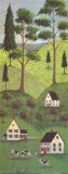 Farm Print by Linda Casey