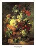 Flowers in a Vase Posters by Jan van Huysum