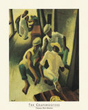 Die Craps-Würfler Kunstdrucke von Thomas Hart Benton
