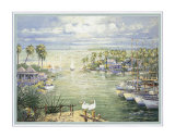 Safe Harbor with Pelicans Prints by Conte 
