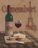 Camembert, Tour Eiffel Affiche par T. C. Chiu