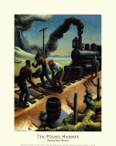 Ten Pound Hammer Poster par Thomas Hart Benton