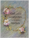 God Created Mothers Poster