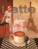 Latte, Paris Kunst af T. C. Chiu Latte, Paris Kunst af T. C. Chiu