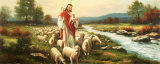 Jesus the Shepherd Poster by Myung Bo