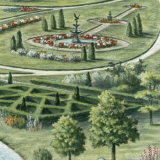 Hampton Hall Fountain Prints