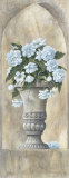 Urn with Red Geraniums Prints