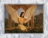 Ángel con paloma Arte por Edward Tadiello
