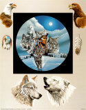 Moonlit Warrior Art par Gary Ampel