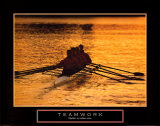 Teamwork: Rowers - Poster