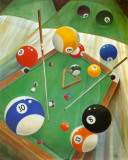 Billiards II Print