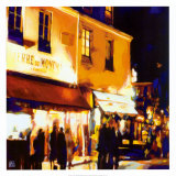 Paris la Nuit Posters by Oana Lauric