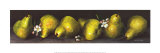 Peras en fila Póster por Galley Peras en fila Póster por Galley