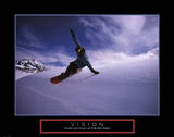Vision: Snowboarder Pôsters