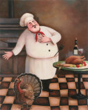 Turkey Chef I Affiches par T. C. Chiu