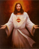 Jesus' Sacred Heart Prints by T. C. Chiu