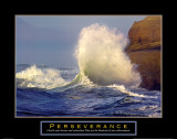 Craig Tuttle - Perseverance: Crashing Wave - Poster